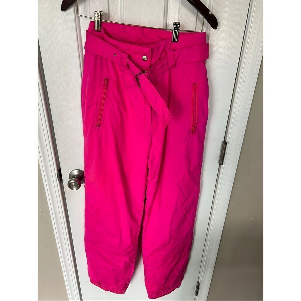 Tyrolia by HEAD Women’s size 12 Bright Pink Vintage Snow Outdoor Pants check mea